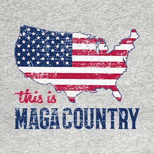 This is MAGA Country - Donald Trump - Trump 2024 T-Shirt